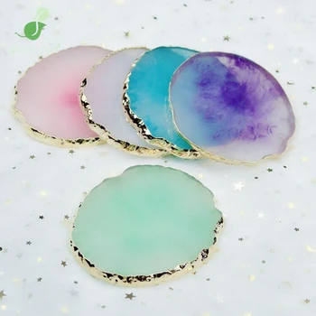 

Sune l Port 2019 new arrival nail showing shelf tool Natural Resin Agate Nail Color Paint Palette Holder Drawing Nail Art Color