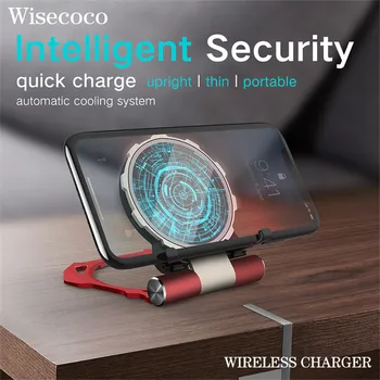 

QI Fast Wireless Charger Phone Stand for Iphone X 8 8plus 10w Quick Wireless Charging Bracket for Samsung Note 9 8 S9 S8 9 Plus