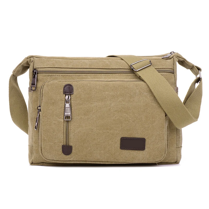

2016 jofeanay Men's Messenger Bags Canvas Shoulder Hand Bag Fashion Men Business Crossbody Bag Printing Brief Travel Handbag