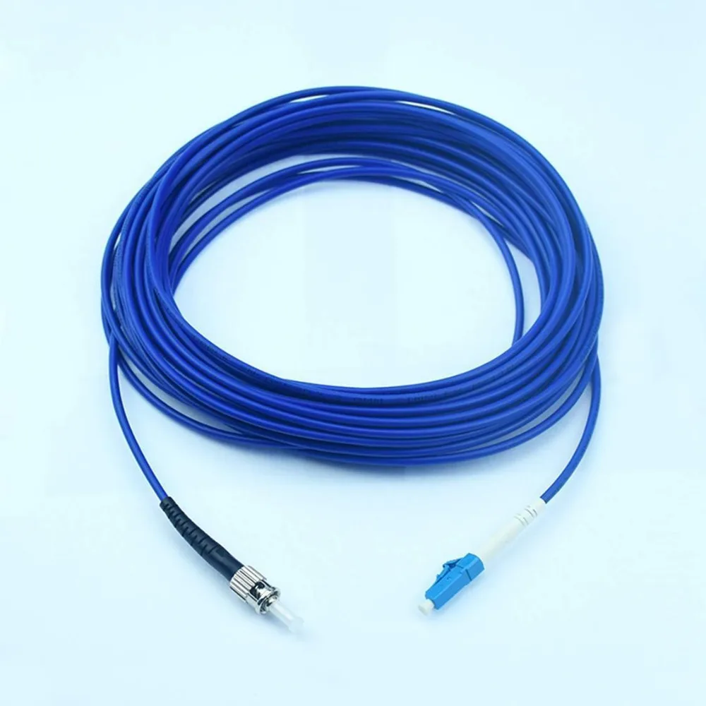 

50meters Armored Single-mode Simplex Fiber Optic Cable(9/125)-LC to ST