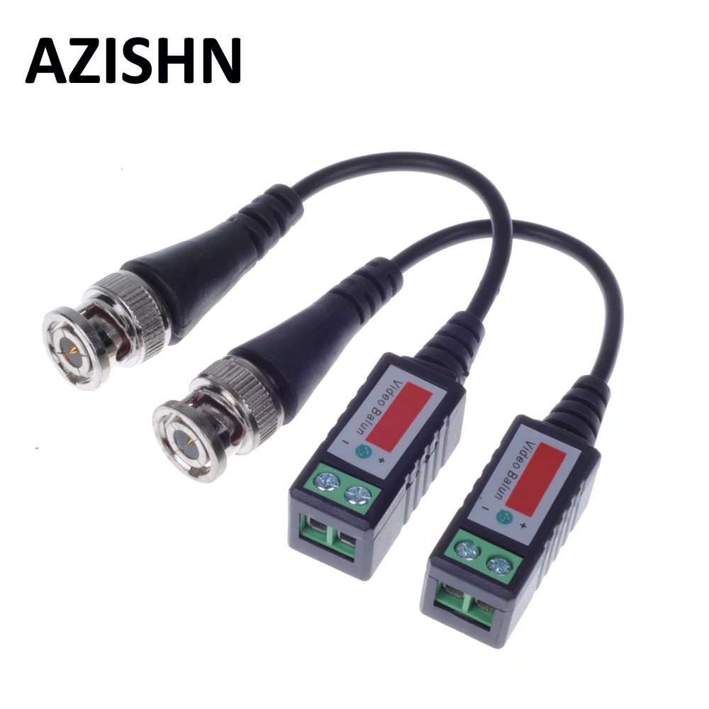 Скрученный BNC CCTV Video Balun пассивные трансиверы UTP Cat5 до 3000 футов|balun bnc|balun videobalun