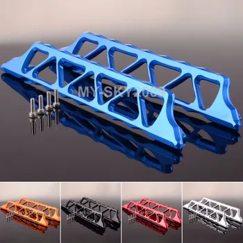 新しいエンロン #7723 2 個アルミサイドトレイルポイントで nerf バー 1:5 ため 1/5 トラクサス xmaxx x-マックス 77076-4 77086-4