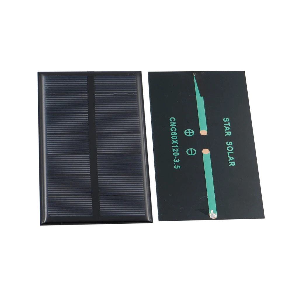 3,5 V 250mA 0,9 ватт солнечная панель Стандартный эпоксидный поликристаллический кремний DIY батарея заряд энергии Модуль Мини Солнечная батарея игрушка