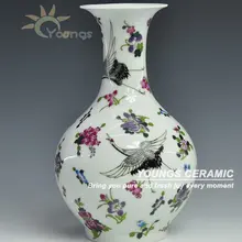 Китайская керамика фарфор светящийся кран Шан вазы ярдиник с краном цветочный дизайн