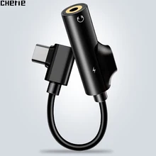 Cherie 2в1 USB C 3,5 мм аудио конвертер для samsung Xiaomi huawei htc Typec вызова зарядки музыки разъем для наушников Aux Кабель-адаптер