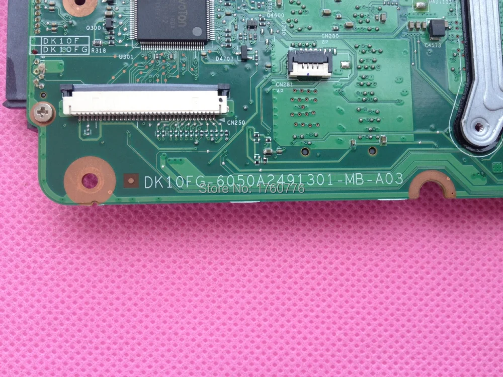 Для Toshiba L850 Материнская Плата Ноутбука H000051770 HM76 Чипсет HD 7670 М 2 ГБ 6050A2491301 MB 100%