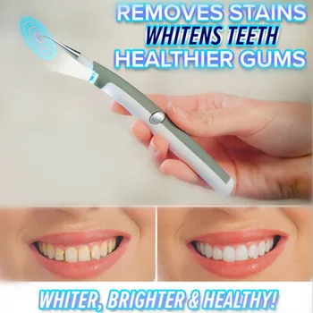 

Electric Tooth Stain Eraser Plaque Remover Vibrating Teeth Beauty Tool Kit Teeth Whitening Dental Cleaning System