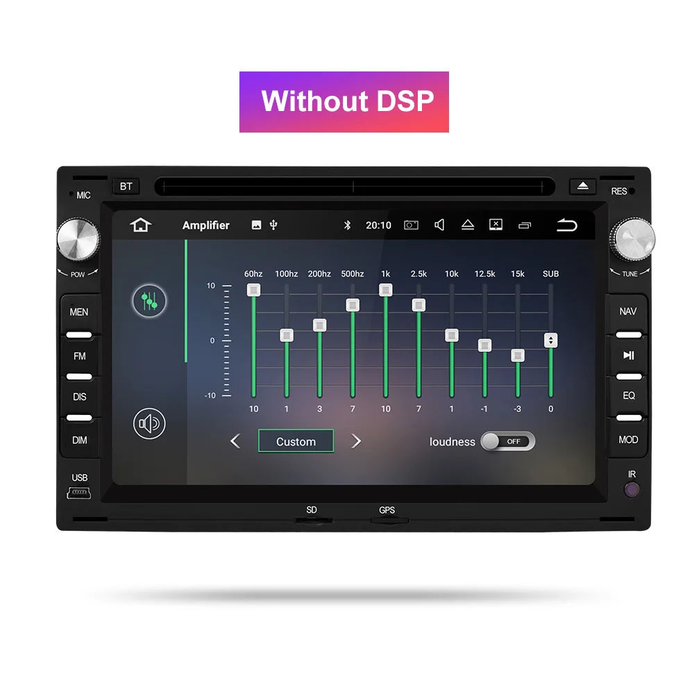 Isudar Android 9 Авто Радио 2 Din для VW/Volkswagen/Passat/Golf/Skoda Octa Core ram 4 Гб rom 64 ГБ Автомобильный мультимедийный dvd-плеер DSP - Цвет: ROM 32GB Without DSP