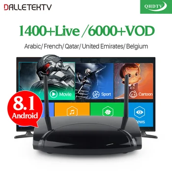 

Android 8.1 Europe France Arabic IPTV Box R2 with 1 Year QHDTV Belgium France Dutch Africa Arabic IPTV No APP Include