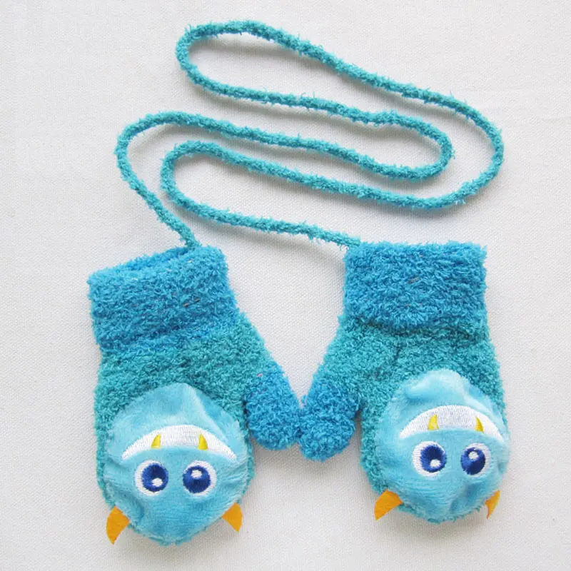 

Baby present Baby Boys Girls Winter Warm Gloves Cute Cartoon Thicken Warm Fleece Infant Newborn Mittens for 0-12 Month