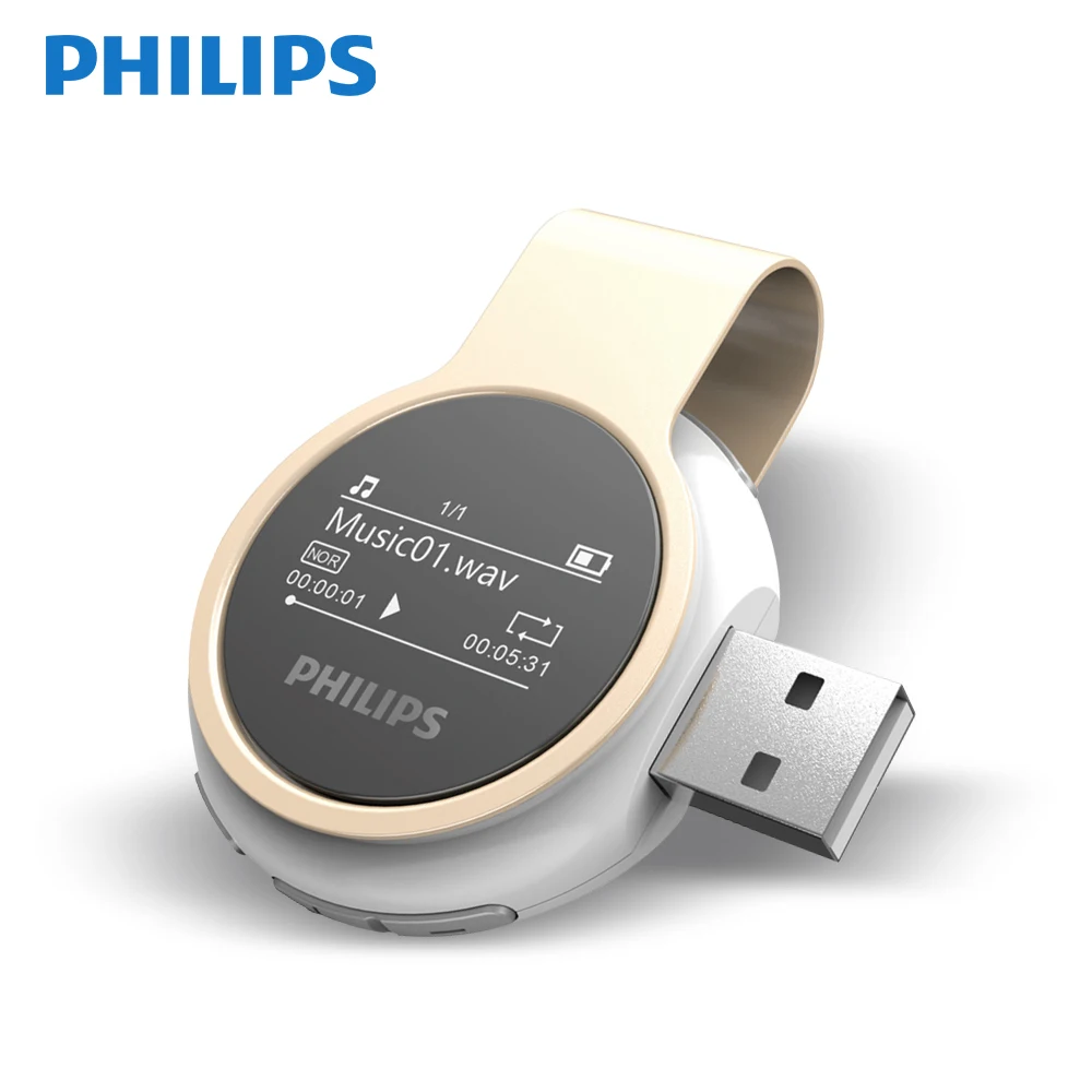 Philips HIFI Lossless Fullsound студенческий мини A-B Повтор для шагомеры для бега спортивный MP3-плеер SA5608