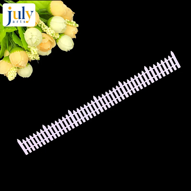 Julyarts حاجز السياج Paling السور الإطار المعدني قطع يموت ألبوم الديكور النقش مجلد الإستنسل يموت القاطع قالب Julyarts حاجز السياج Paling السور الإطار المعدني قطع يموت ألبوم الديكور النقش مجلد الإستنسل يموت القاطع قالب