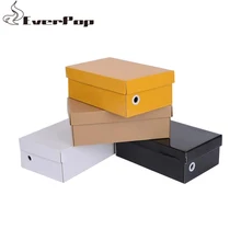 50 шт. коробки для обуви с принтом логотипа на заказ, гнущаяся коробка из гофрированной бумаги и женская обувь, упаковочная коробка для обуви