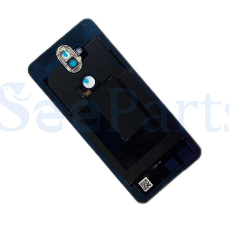 Battery Back Cover For Asus ZenFone 5 Lite 5Q X017DA ZC600KL S630 SDM630 Glass Battery Door Back Case Housing With Camera Lens   (6)