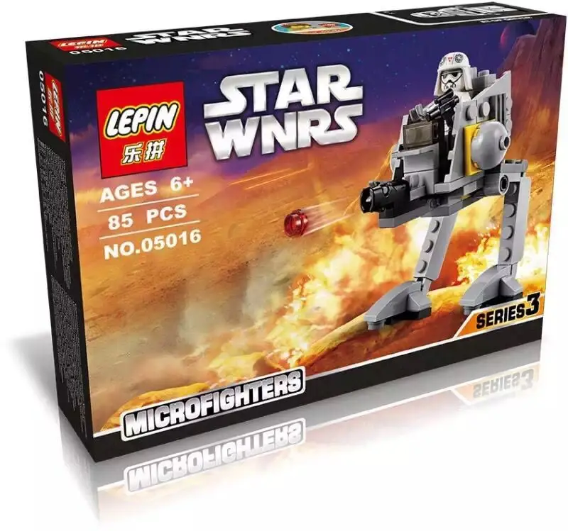 

LEPIN 05016 Star Wars AT-DP SMC Walker Micro Fighters figures Building Block Toys Compatible With LEPIN