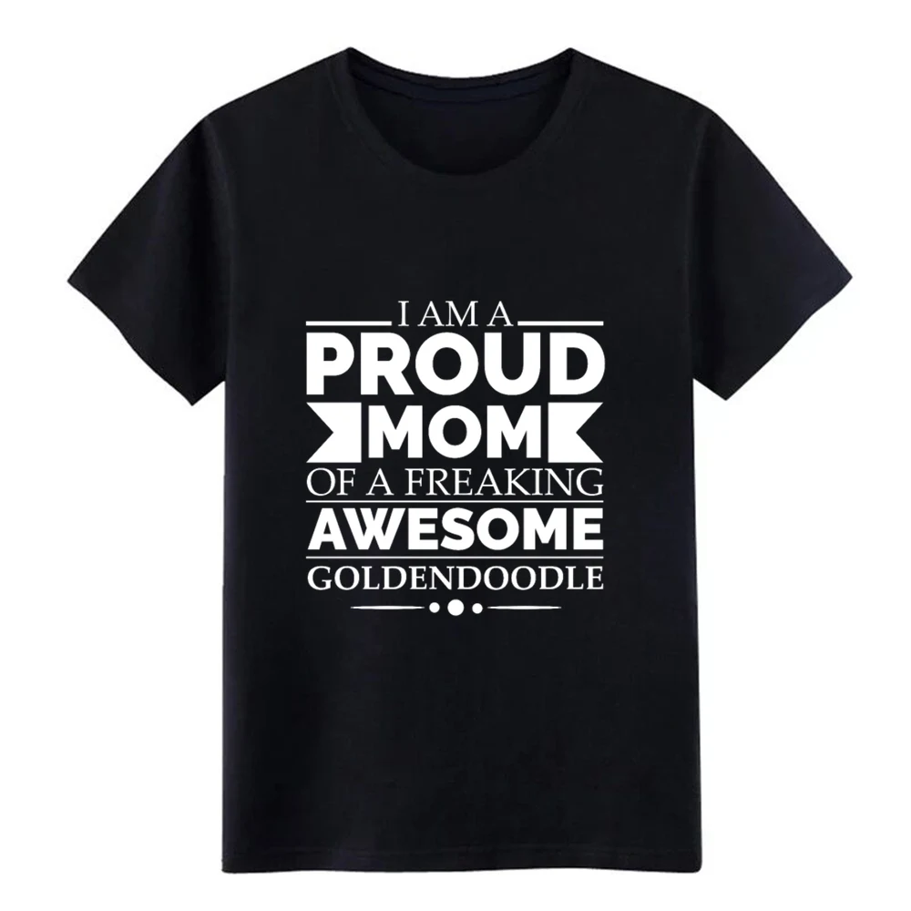 Proud Mom Goldendoodle Dog Mom Owner Mother&#39;s Day t shirt personalized 100% cotton S-XXXL solid color Cute Casual shirt