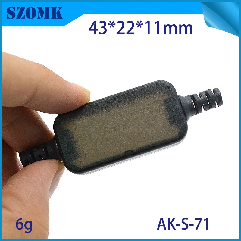 small usb plastic enclosure usb stick shell box junction box plastic housing pcb plastic box for electronics project USB distribution enclosure (13)