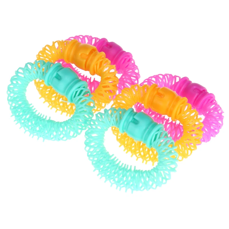 6pcs/pack Beauty Spiral Ringlets Circle Magic Bendy Donuts Curler