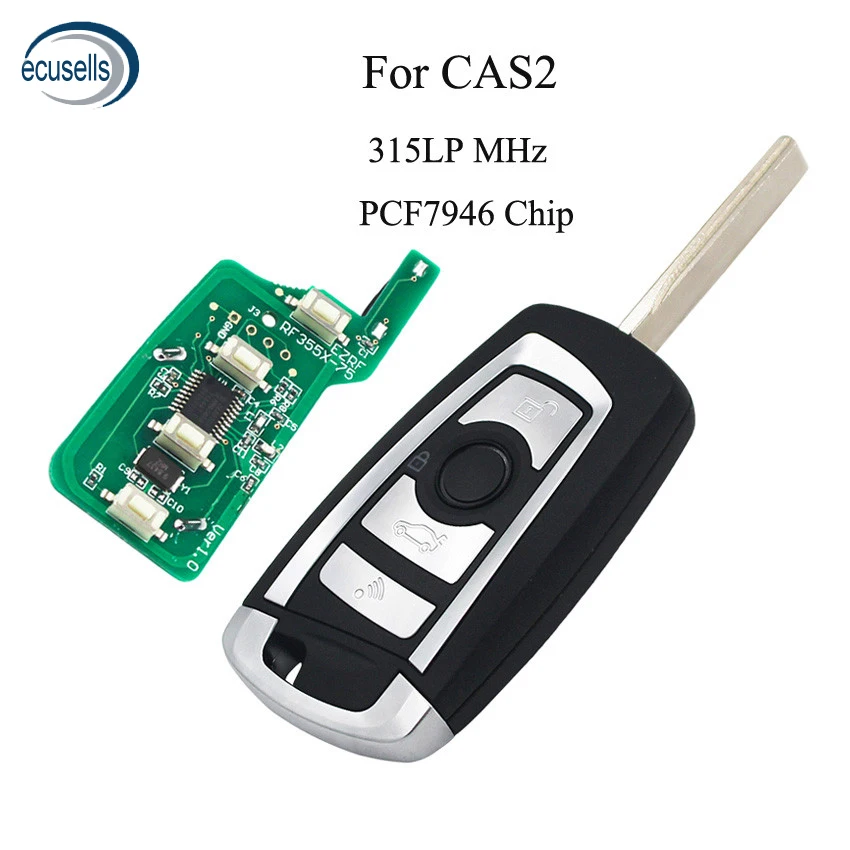 

4 Buttons Modified Floding Remote Key 315LP MHZ PCF7946 CAS2 for BMW E46 E39 E60 E38 E53 E36