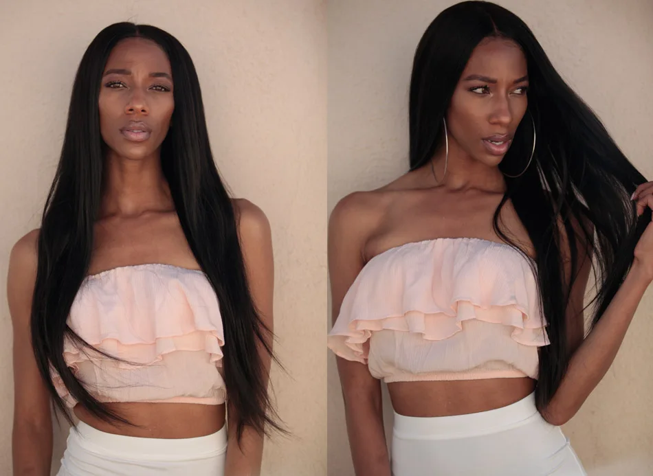 SilkyStraight QueenKing 360 Lace Frontal Encerramento Nós