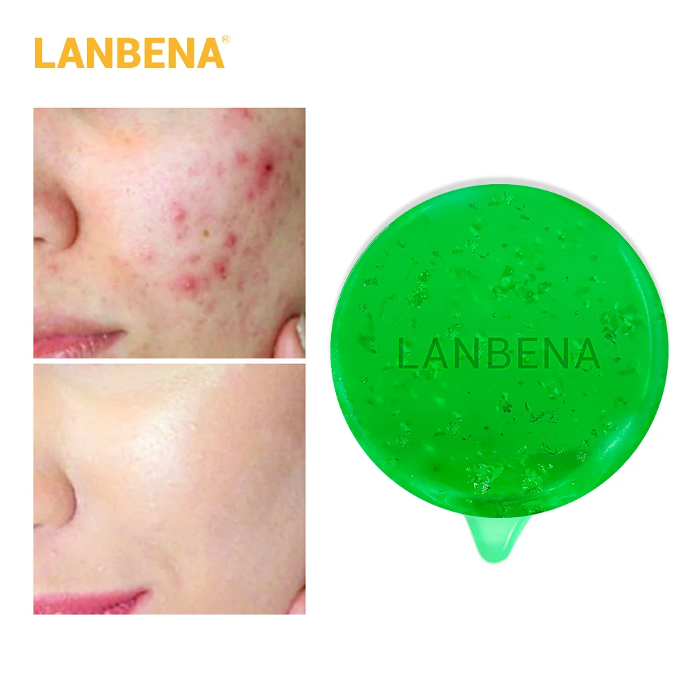 LANBENA 24K Gold Handmade Soap Hyaluronic Acid Face Cleaning Moisturizing Acne Treatment Repair Whitening Anti Aning 3