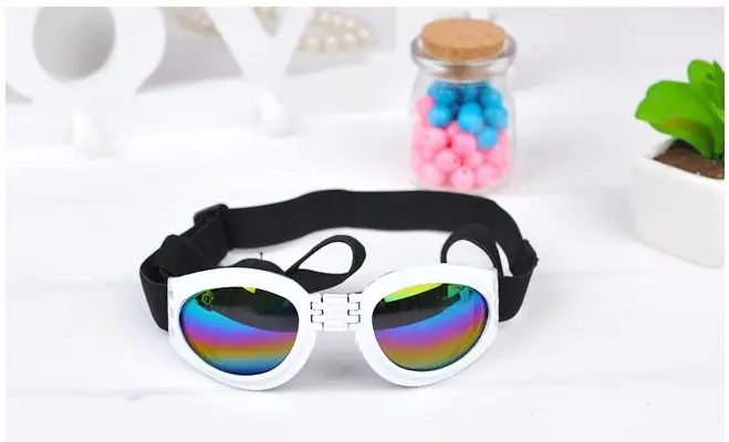 Защитные очки для собак УФ солнцезащитные очки складные собачьи очки для средних и больших собак очки для животных водонепроницаемые