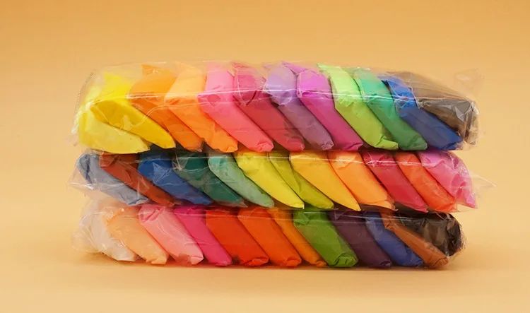 36 цветной DIY Пена глинистые шламы пушистый Моделирование глины с инструменты свет Пластилин Handgum Air Dry детские игрушки для детский подарок