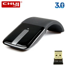 Souris pliable sans fil Bluetooth, 1200DPI, pour ordinateur portable Microsoft, ergonomique, avec Kit d'adaptateur 4.0