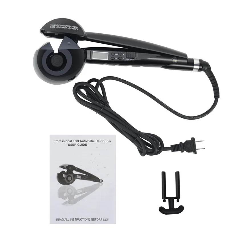 Modelador de Cabelo Modelador de Cachos Modelador de Cacho Rolos de Cabelo Hair Curler Enrolar Cabelo Chapinha Rotativa Culer Cachos Cacheado Automático Frisadora Bobes 17 High Quality Beleza e saúde