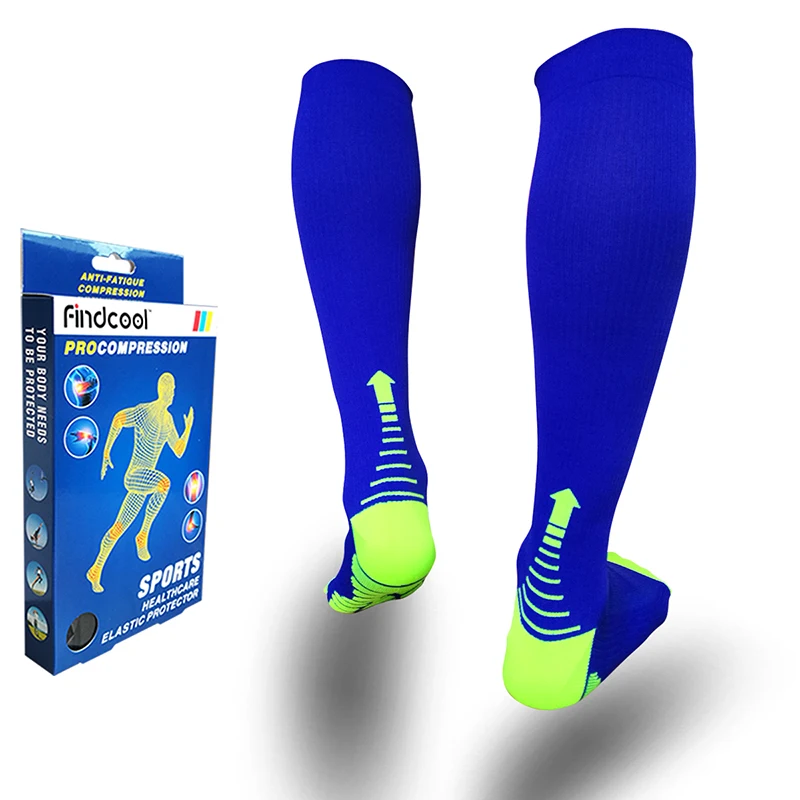 Findcool 1 пара Высокое качество сжатия ног носки для подошвенный фасциит пяточная шпора Арка Боль удобные носки венозной носок