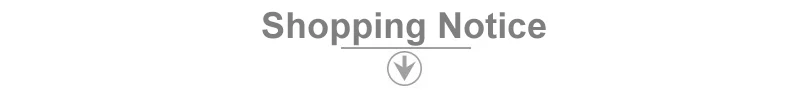 Shopping Notice