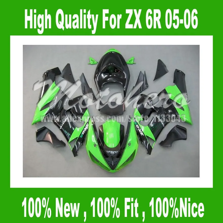 ABSFree custom ZX6R fairing FOR KAWASAKI NINJA ZX 6R 05 06 636 2005
