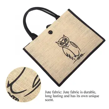 

Storage Bag Shoes Bag Travel Portable Reusable Large Jute Shopping Bag Shoulder Market Holiday Laundry Bags Tote Portable