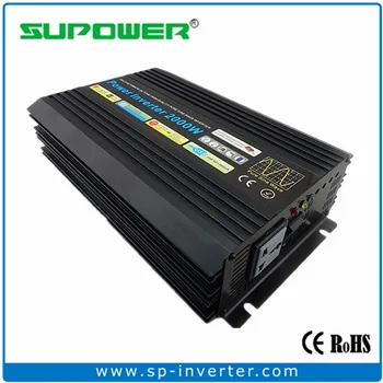 

FREE SHIPPING 2000W off grid Solar system Inverter dc 12v 24v to ac 120v 220v pure sine wave output Wind/CAR/POWER CONVERTER