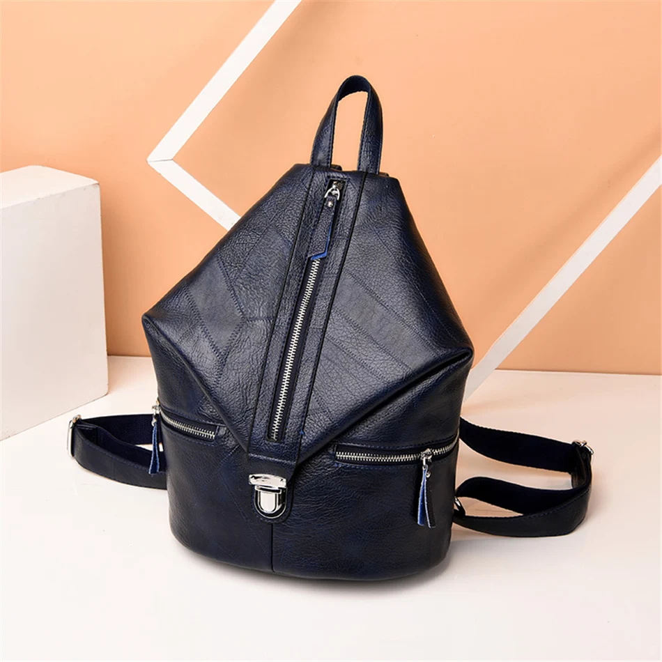 alta qualidade jovens mochilas de couro para
