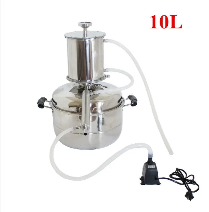 DIY самогон супер кулер 10L алкоголя дистилляции котла Системы домашнего