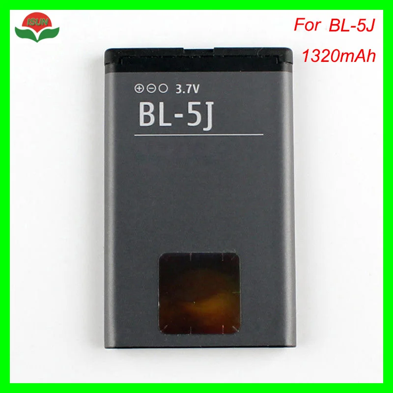 Сменный аккумулятор ISUN для Nokia Lumia 520 5230 5228 X6 5800 XpressMusic N900 C3 5232 BL5J BL 5J мобильный