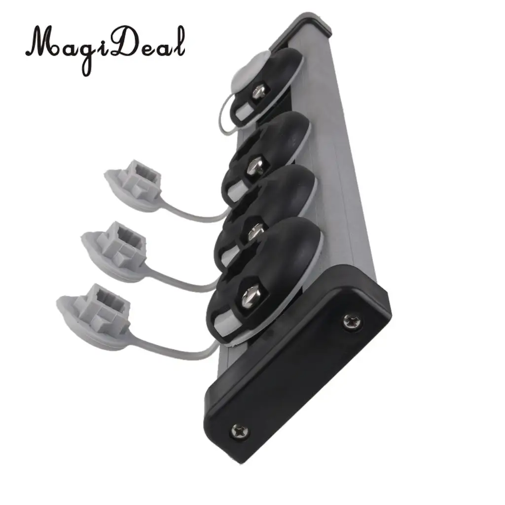 MagiDeal Durable Marine 20 Inch AlumInum Alloy Mounting Track for Canoeing Kayak Inflatable Fishing Boat Dinghy Replacement Acce