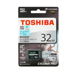 Toshiba Exceria Pro M401 MicroSDXC UHS-I U3 C10 карты памяти Class 10 SD адаптер для мобильного телефона Бесплатная доставка Дешевые