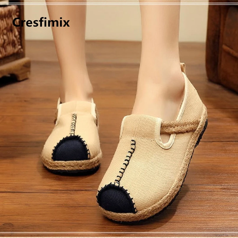 

Women Fashion Comfortable Street Dance Shoes Lady Casual Spring Beige Slip on Flat Shoes Female Casual Black Shoes Zapatos E2160
