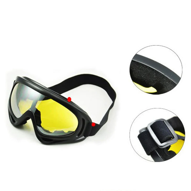Зимние снежные спортивные лыжные сноубордические снегоходы анти-противотуманные очки Защита от пыли и ветра очки UV400 скейт лыжные Солнцезащитные очки
