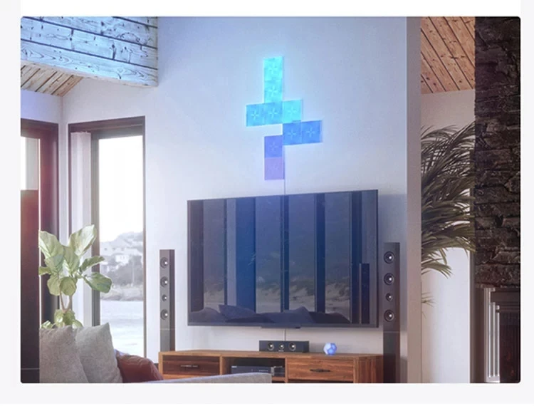 Nanoleaf полноцветный умный нечетный светильник панели работают с Mijia для Apple Homekit Google Home 9 шт./1 коробка