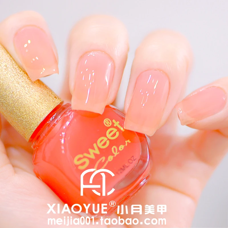 New Nail Polish Sweet Color Eco Friendly Jelly Pink Painting Pink Oil Nail Art Set Maquiagem Nail Polish Nail Polish Sweet Color Nail Polishsweet Color Aliexpress