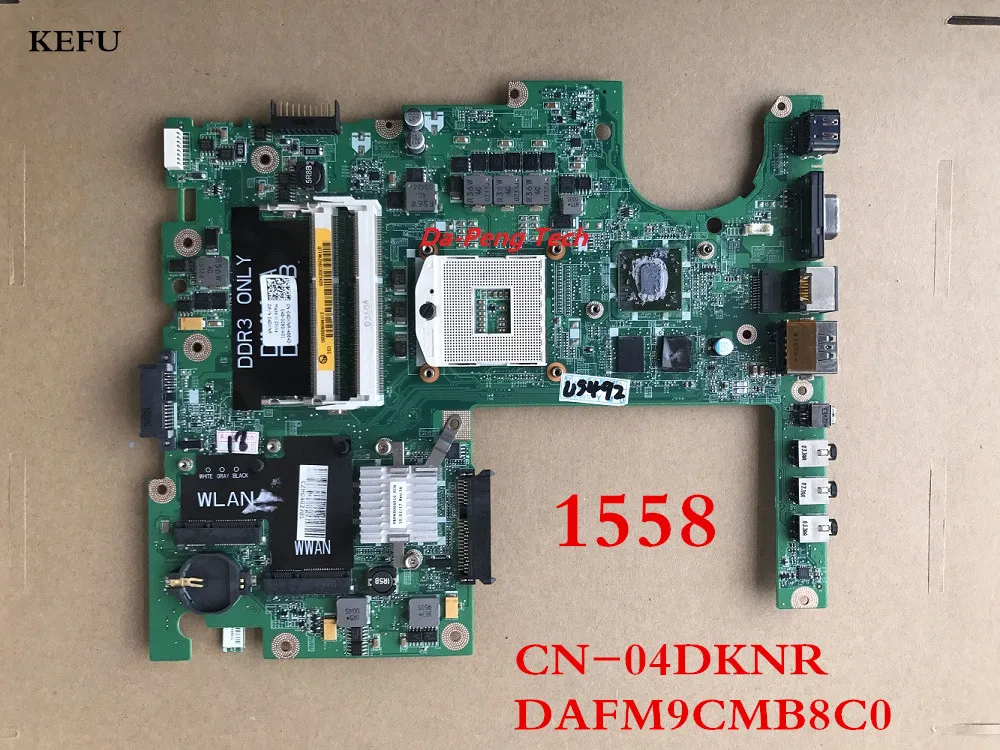 Материнская плата KEFU DAFM9CMB8C0 для ноутбука Dell Studio 1558 HM55 HD5470 1 Гб поддержка