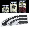15/36/75Pcs/set Black Decals DIY Kitchen Jar Canisters Sugar Bowl Labels Stickers Wall Chalkboard Sticker Home Wall Decoration ► Photo 1/6