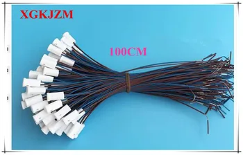 

High quality Teflon line 100CM Crystal lamp holder lamp holder socket G4 led / G4 bulb plug / G4 ceramics bulb holder 20pcs / lo