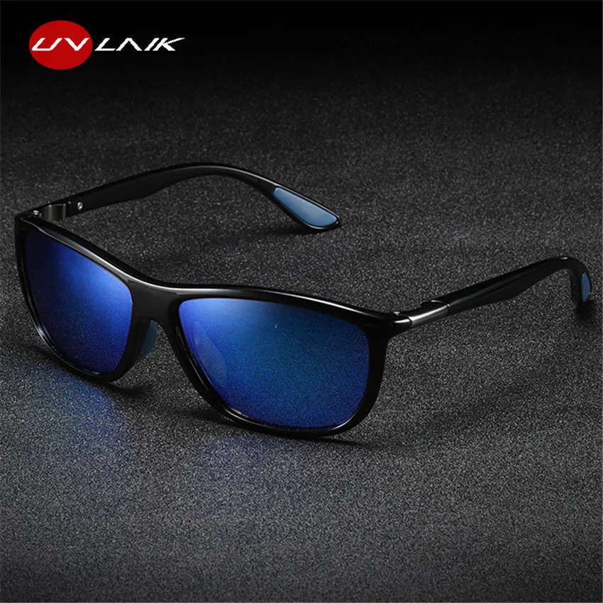 

UVLAIK 2020 Polarized Sunglasses Brand Design Men Driving Sun Glasses Male Square Glasses Eyewear UV400 Shades with Case