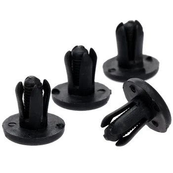 

50Pcs 7.1mm Hole Plastic Rivets Fastener Fender Bumper Push Pin Clips Car Door Trim Panel Retainer Clip For Honda Honda Geely