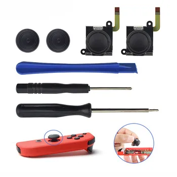 

7pcs Thumb Stick Sensor For Nintendo Switch NS Joy-Con Joystick Left and Right 3D Analog Gamepad Controller With Repair Tools