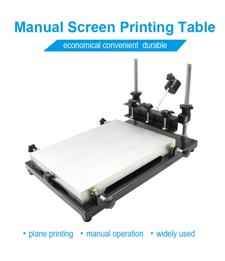Настольная Ручная регулировка Шелковый стол для трафаретной печати машина для чтения клея и пасты трафарет принтер BGA инструмент для ремонта